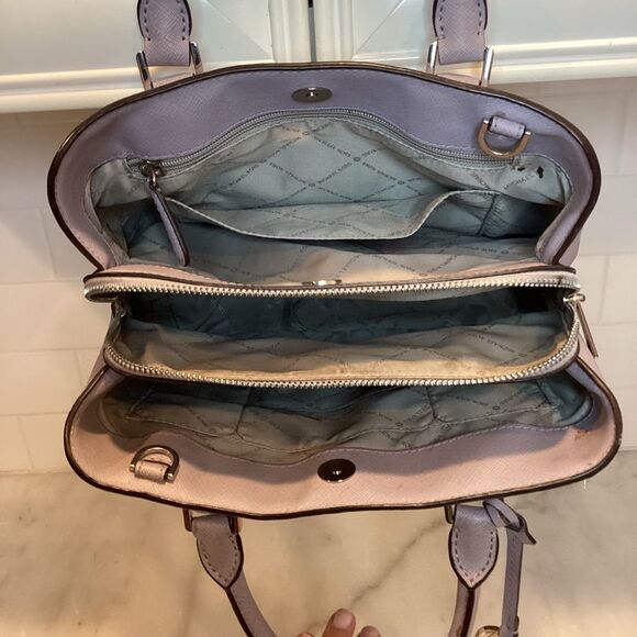 Michael Kors Bag Purse Handbag Leather Camille Crossbody Satchel Pocketbook - Picture 11 of 14